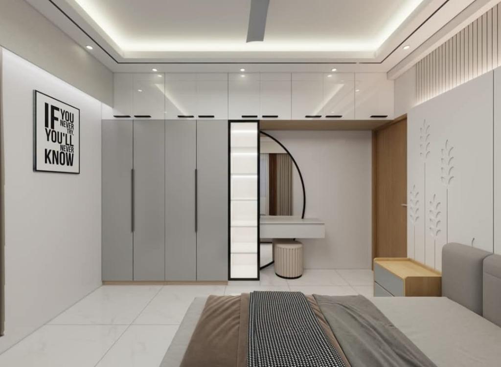 Master Bedroom Wardrobe and Vanity Site Photo
